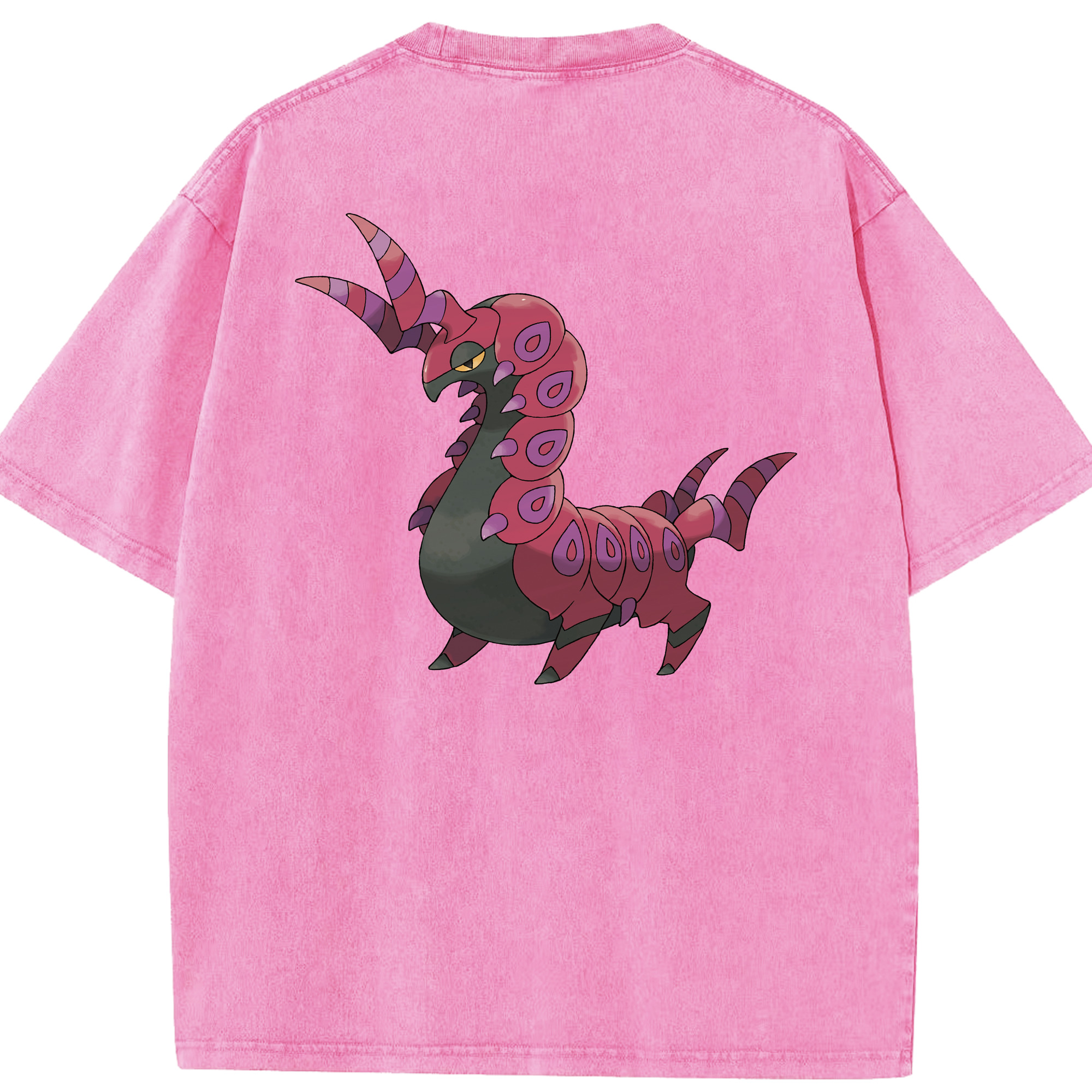 （画像用） ポケットモンスター Pokémon 綿100% ヴィンテージ風 半袖Tシャツ（背面プリント）